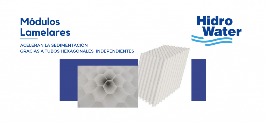 modulos lamelares para sedimentación acelerada de sólidos presentes en líquidos HIDRO WATER