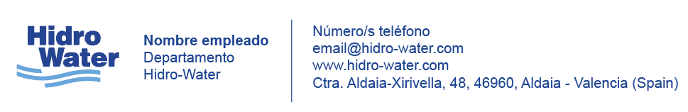 firma electronica hidro water
